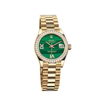 oyster datejust 31 or jaune et diamond Femmes